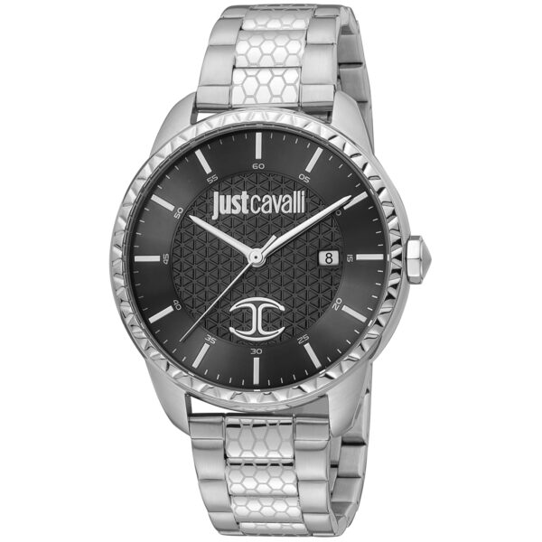 Authentic JUST CAVALLI TIME Men Stainless Steel Quartz Designer Watch  - JUST CAVALLI