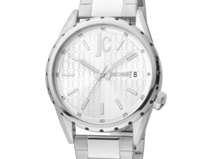 Authentic JUST CAVALLI TIME Men 42 mm Stainless Steel Quartz Elegant Wristwatch  – JUST CAVALLI