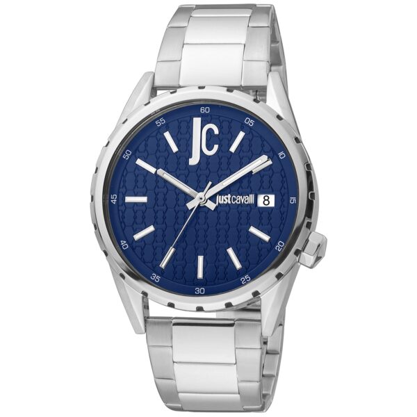 Authentic JUST CAVALLI TIME Men 42 mm Stainless Steel Quartz Elegant Wristwatch  - JUST CAVALLI