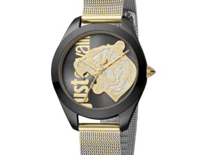 Authentic JUST CAVALLI TIME Women 32 mm SS IP Black Quartz Elegant Wristwatch  – JUST CAVALLI