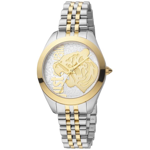 Authentic JUST CAVALLI TIME Women 32 mm SS IP Gold Quartz Elegant Wristwatch  - JUST CAVALLI TIME WATCHES