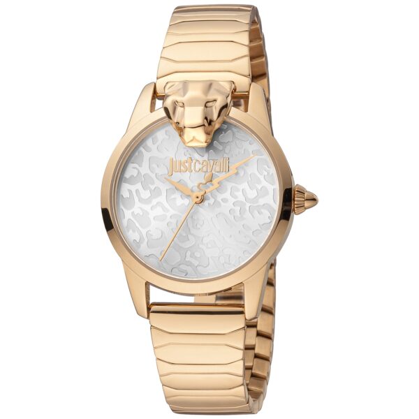 Authentic JUST CAVALLI TIME Women 32 mm SS IP Rose Gold Quartz Elegant Wristwatch  - JUST CAVALLI