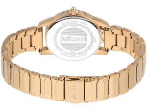 Authentic JUST CAVALLI TIME Women 32 mm SS IP Rose Gold Quartz Elegant Wristwatch  – JUST CAVALLI