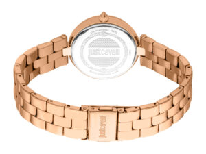 Authentic JUST CAVALLI TIME Women 32 mm SS IP Rose Gold Quartz Elegant Wristwatch  – JUST CAVALLI