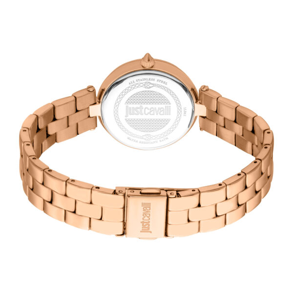 Authentic JUST CAVALLI TIME Women 32 mm SS IP Rose Gold Quartz Elegant Wristwatch  - JUST CAVALLI - Image 2