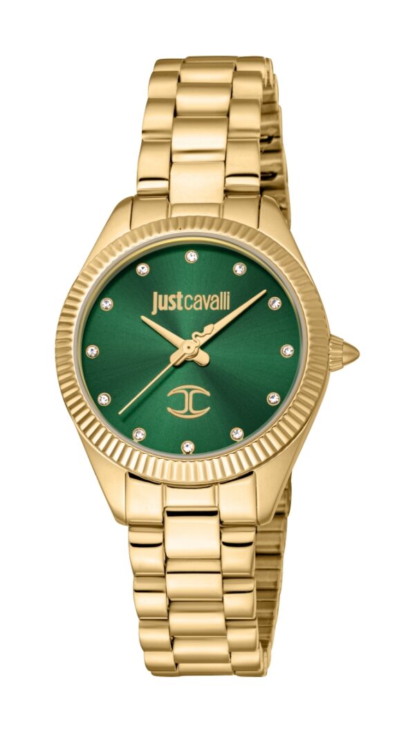 Authentic JUST CAVALLI TIME Women 30 mm SS IP Gold Seiko Movement VJ20 Elegant Wristwatch  - JUST CAVALLI TIME