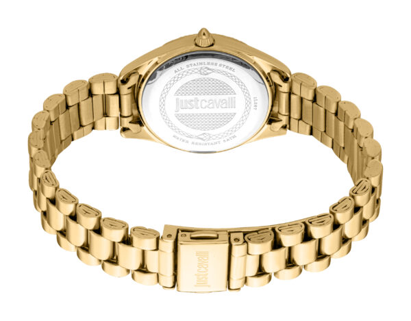 Authentic JUST CAVALLI TIME Women 30 mm SS IP Gold Seiko Movement VJ20 Elegant Wristwatch  - JUST CAVALLI TIME - Image 2