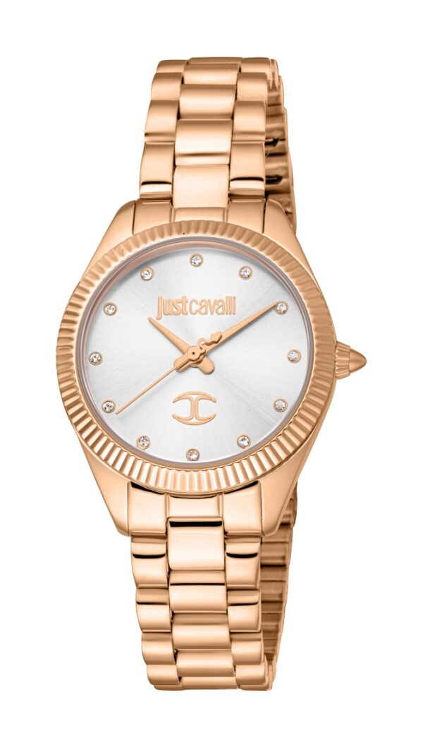 Authentic JUST CAVALLI TIME Women 30 mm SS IP Rose Gold Seiko Movement VJ20 Elegant Wristwatch  - JUST CAVALLI TIME