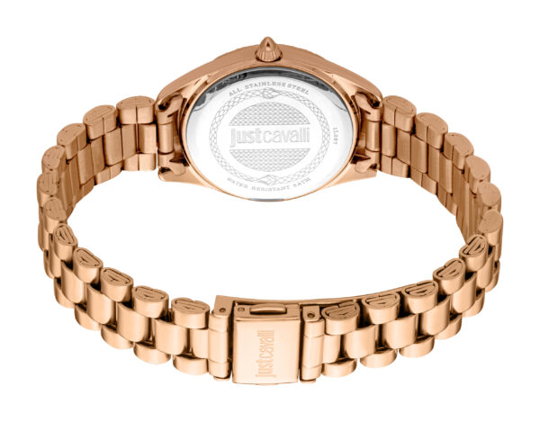 Authentic JUST CAVALLI TIME Women 30 mm SS IP Rose Gold Seiko Movement VJ20 Elegant Wristwatch  - JUST CAVALLI TIME - Image 2