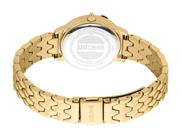 Authentic JUST CAVALLI TIME Women 30 mm SS IP Gold Seiko Movement VJ20 Top-Quality Wristwatch  - JUST CAVALLI TIME - Image 2