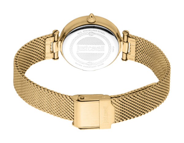 Authentic JUST CAVALLI TIME Women 28 mm SS IP Gold Seiko Movement VJ20 Elegant Wristwatch  - JUST CAVALLI TIME - Image 2