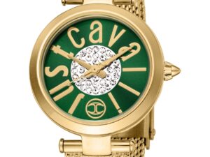 Authentic JUST CAVALLI TIME Women 28 mm SS IP Gold Seiko Movement VJ20 Elegant Wristwatch  – JUST CAVALLI TIME