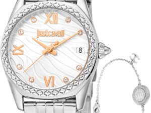 Authentic JUST CAVALLI TIME Women 30 mm Stainless Steel Quartz Elegant Wristwatch  – JUST CAVALLI