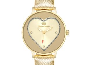 Authentic JUICY COUTURE Women SS IP Gold Quartz Designer Watch  – JUICY COUTURE