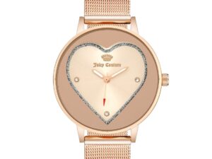 Authentic JUICY COUTURE Women SS IP Rose Gold Quartz Designer Watch  – JUICY COUTURE