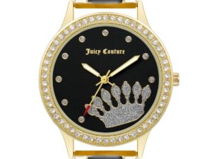 Authentic JUICY COUTURE Women SS IP Gold Quartz Elegant Watch  – JUICY COUTURE