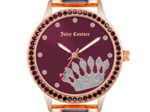 Authentic JUICY COUTURE Women SS IP Rose Gold Quartz Elegant Watch  – JUICY COUTURE