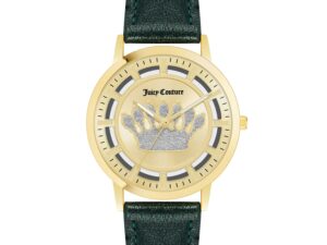 Authentic JUICY COUTURE Women SS IP Gold Quartz Designer Watch  – JUICY COUTURE