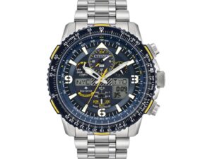 Authentic CITIZEN Men 45,5 mm Stainless Steel Eco Drive Premium Wristwatch  – Sapphire Glass – CITIZEN