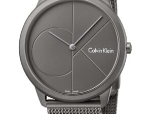 Authentic CK Calvin Klein Men 40 mm SS IP Gun Quartz Top-Quality Wristwatch  – CALVIN KLEIN