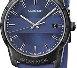 Authentic CK Calvin Klein Men 42 mm SS IP Black Quartz Top-Quality Wristwatch  – CALVIN KLEIN