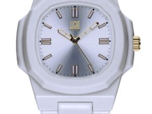 Authentic LIGHT TIME Men 38 x 42 mm Polycarbonate Quartz Designer Wristwatch  – LIGHT TIME