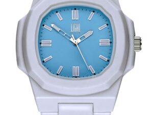 Authentic LIGHT TIME Men 38 x 42 mm Polycarbonate Quartz Designer Wristwatch  – LIGHT TIME