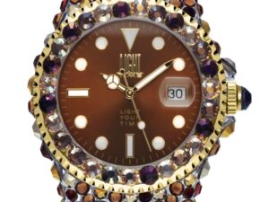 Authentic LIGHT TIME Women 39 mm Polycarbonate Quartz Elegant Wristwatch  – LIGHT TIME