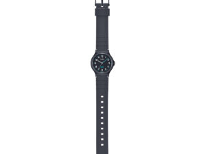 Authentic CASIO COLLECTION & VINTAGE Women 31 mm Resin Quartz Designer Wristwatch  – CASIO TIMELESS COLLECTION POP – BIO RESIN STRAP – BLACK