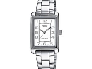 Authentic CASIO EU Women 32 x 21 mm Stainless Steel Quartz Designer Wristwatch  – CASIO COLLECTION