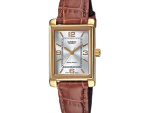 Authentic CASIO COLLECTION & VINTAGE Women 32 x 21 mm Brass Quartz Designer Wristwatch  – CASIO COLLECTION