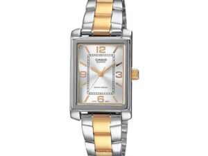 Authentic CASIO EU Women 32 x 21 mm Stainless Steel Quartz Designer Wristwatch  – CASIO COLLECTION