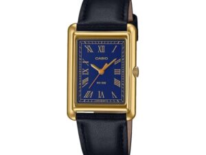 Authentic CASIO COLLECTION & VINTAGE Women 34 x 23 mm Stainless Steel Quartz Designer Wristwatch  – CASIO STANDARD COLLECTION – Blue