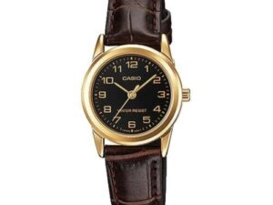 Authentic CASIO COLLECTION & VINTAGE Women 25 mm SS IP Gold Quartz Designer Wristwatch  – CASIO COLLECTION