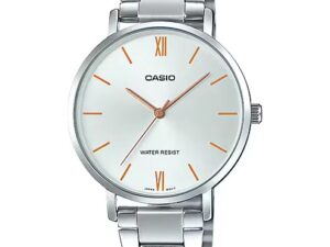 Authentic CASIO COLLECTION & VINTAGE Women 34 mm Stainless Steel Quartz Designer Wristwatch  – CASIO COLLECTION