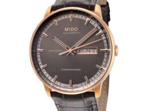 Authentic MIDO Men 40 mm SS IP Rose Gold High-end Wristwatch  – Sapphire Glass – MIDO