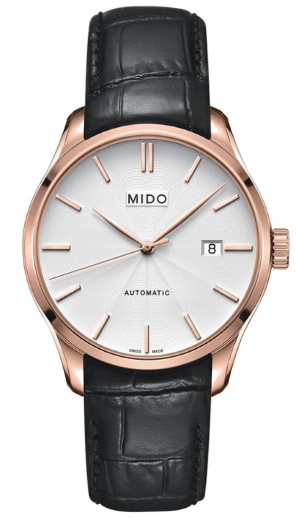 Authentic MIDO Men 40 mm SS IP Gold High-end Wristwatch  - Sapphire Glass - MIDO