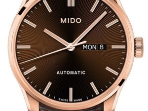 Authentic MIDO Men 42.5 mm SS IP Gold High-end Wristwatch  – Sapphire Glass – MIDO