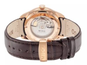 Authentic MIDO Men 42.5 mm SS IP Gold High-end Wristwatch  – Sapphire Glass – MIDO