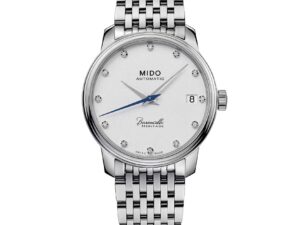 Authentic MIDO Women 33 mm Stainless Steel Luxurious Wristwatch  – Diamond Indexes Dial – Sapphire Glass – MIDO