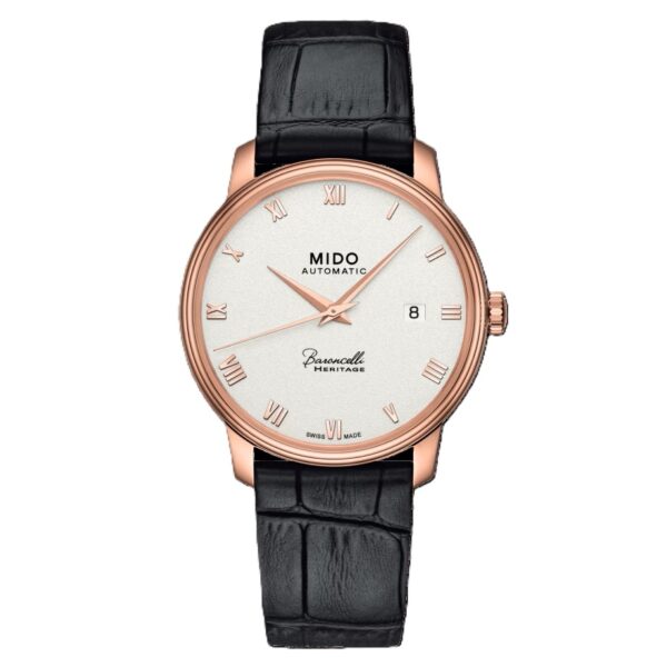 Authentic MIDO Men 39 mm SS IP Rose Gold Luxurious Wristwatch  - Sapphire Glass - MIDO