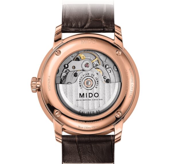 Authentic MIDO Men 40 mm SS IP Rose Gold High-end Wristwatch  - Sapphire Glass - MIDO - Image 2