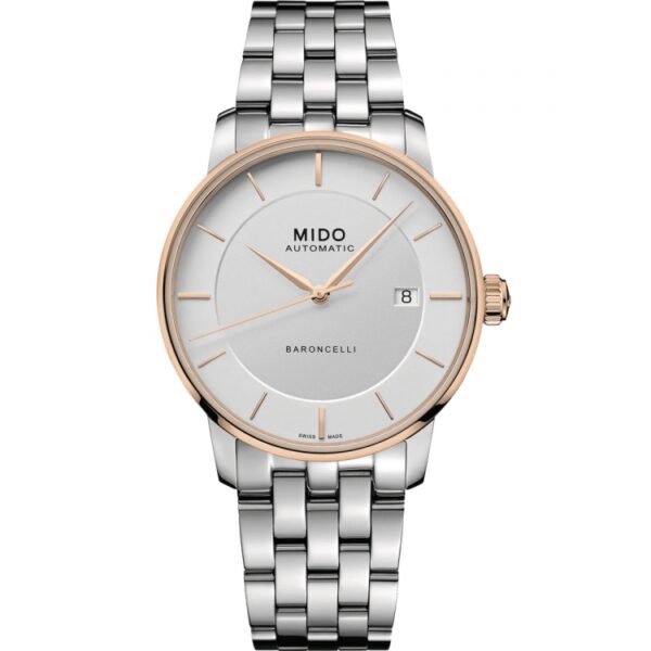 Authentic MIDO Men 39 mm SS IP Gold High-end Wristwatch  - Sapphire Glass - MIDO