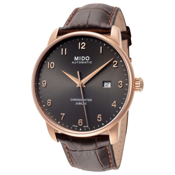 Authentic MIDO Men 42 mm SS IP Rose Gold Luxurious Wristwatch  - Sapphire Glass - MIDO