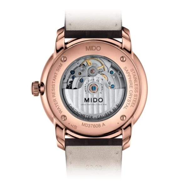 Authentic MIDO Men 42 mm SS IP Rose Gold Luxurious Wristwatch  - Sapphire Glass - MIDO - Image 4