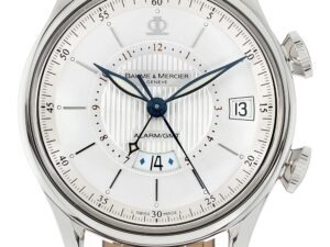 Authentic BAUME&MERCIER Men 39 mm Stainless Steel Luxurious Wristwatch  – Sapphire Glass – BAUME & MERCIER