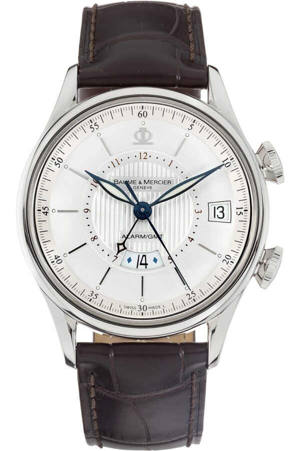 Authentic BAUME&MERCIER Men 39 mm Stainless Steel Luxurious Wristwatch  - Sapphire Glass - BAUME & MERCIER