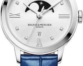 Authentic BAUME&MERCIER Women 31 mm Stainless Steel Luxurious Wristwatch  – Sapphire Glass – BAUME&MERCIER