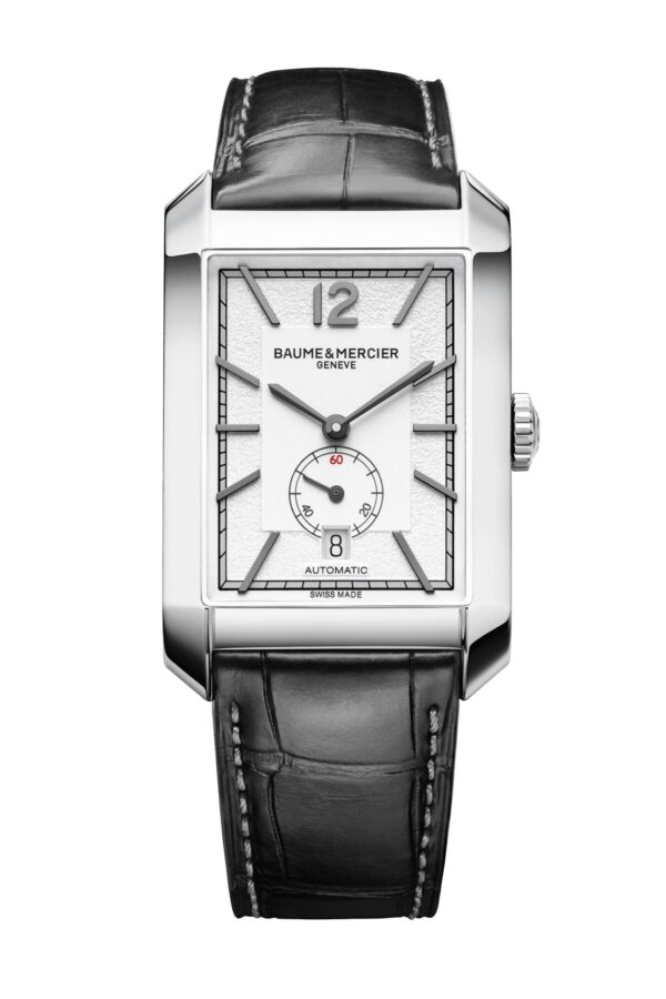 Authentic BAUME&MERCIER 48 x 33 mm Stainless Steel Quartz Luxurious Wristwatch  - Sapphire Glass - BAUME&MERCIER