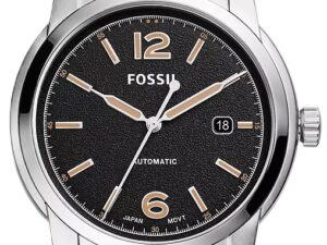 Authentic FOSSIL Men 43 mm Silicone Top-Quality Wristwatch  – FOSSIL MECCANICO